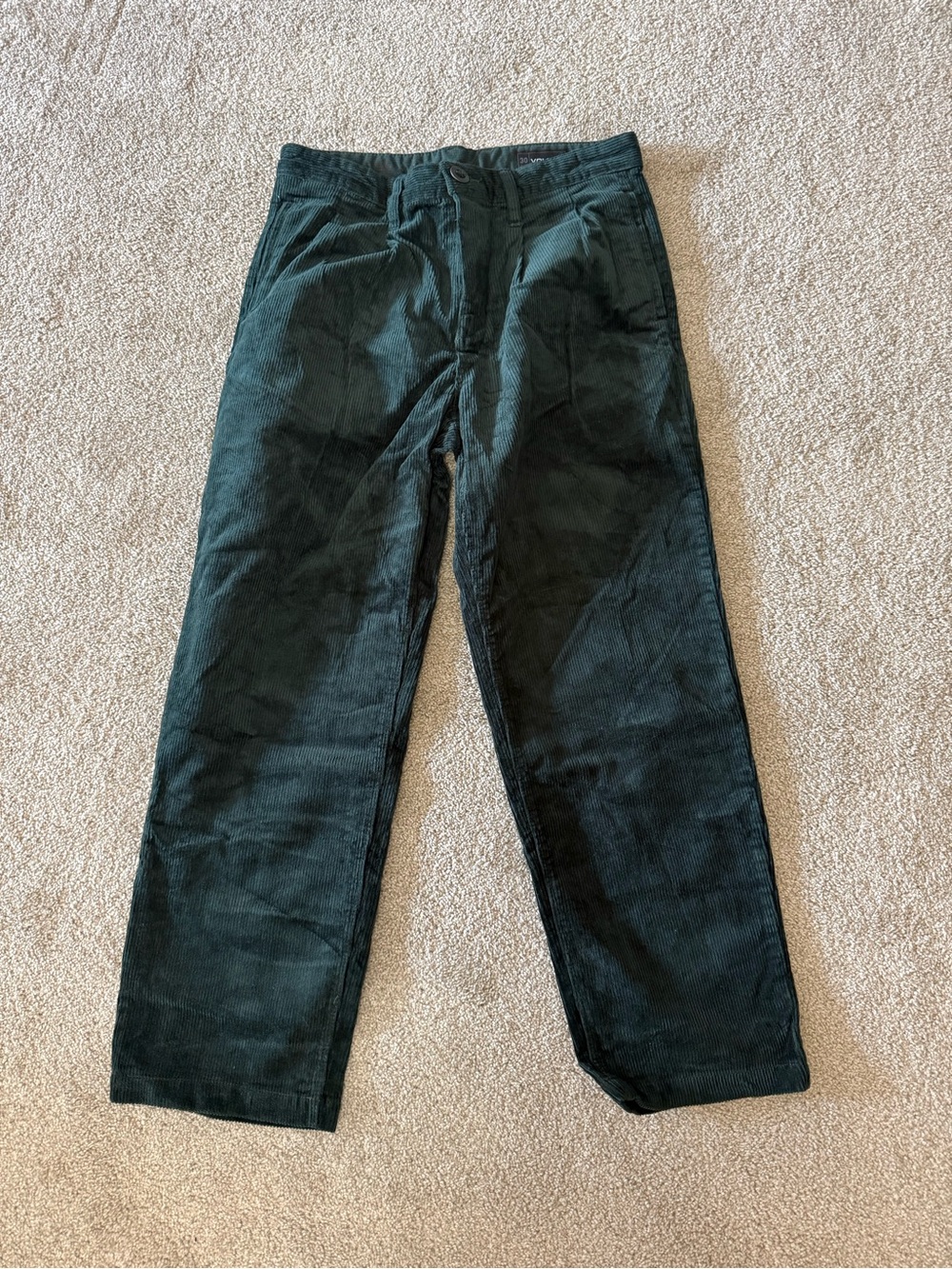 Volcom Stone Men's Corduroy Pants in Forest Green